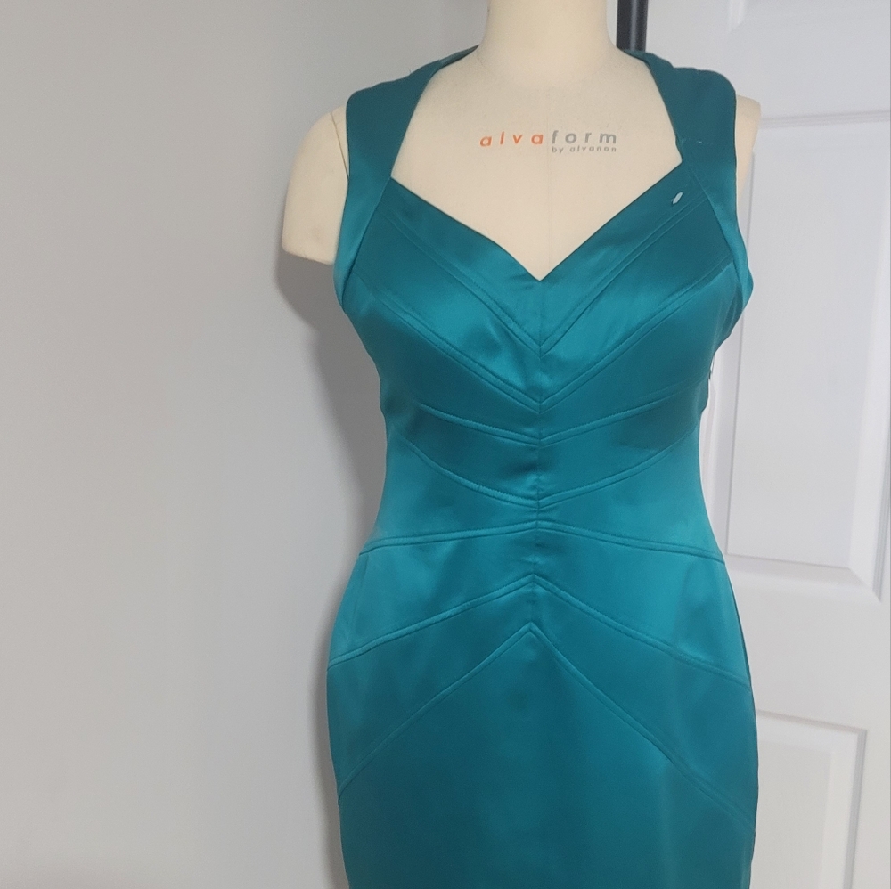 Jessica Simpson Teal Sleeveless Dress